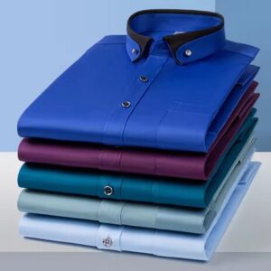 Chemises à col Patchwork